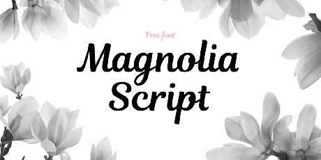 Magnolia Script Free font