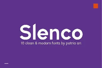 Slenco font