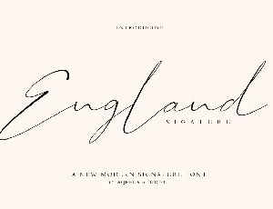 England font