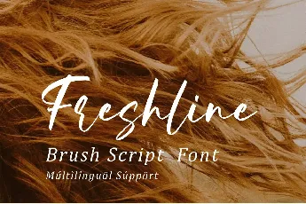 Freshline font