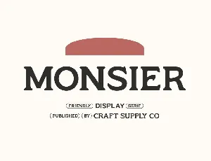 Monsier Free font