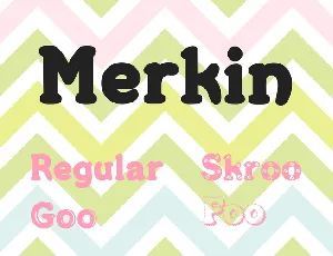 Merkin font