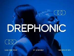 Drephonic font