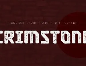 Crimstone Display font