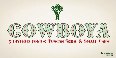 Cowboya Tuscan font