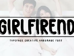 Girlfriend Display font