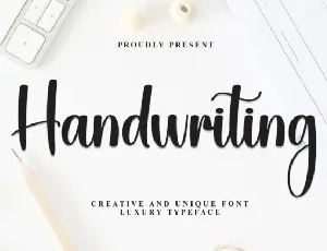 Handwriting Script font