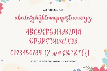 Lovely Jasmine font