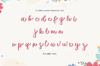 Lovely Jasmine font