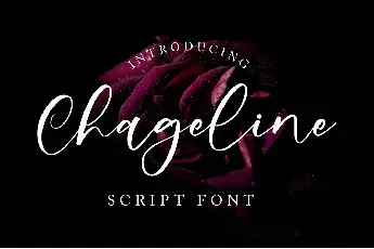 Chageline font