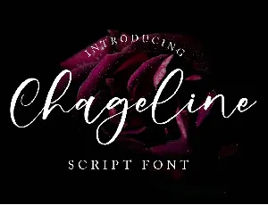 Chageline font