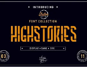 Highstories Family font