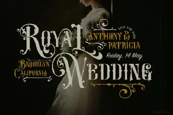 Everlines Victorian font