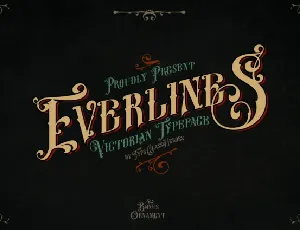 Everlines Victorian font