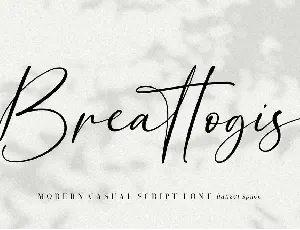 Breattogis font