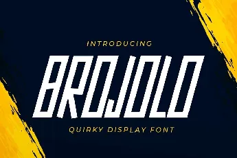 Brojolo font