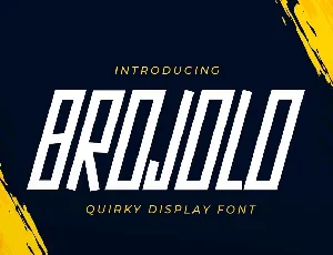 Brojolo font