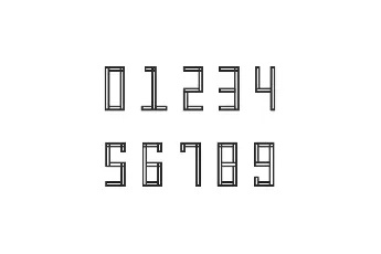 Two Lines Demo font