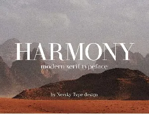 Harmony Free font