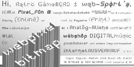 webpixel bitmap font