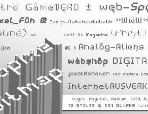 webpixel bitmap font