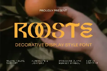 Rooste font