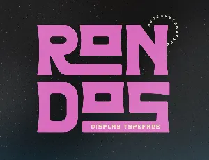 RONDOS font