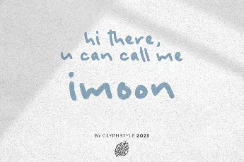 Imoon Handwritten font