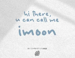 Imoon Handwritten font