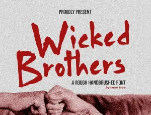 Wicked Brothers font
