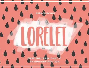 Lorelei Free font