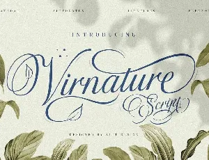 Virnature font