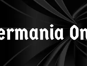 Germania One font