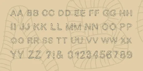 Gelstripped font