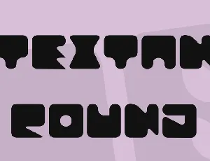 Textan Round font