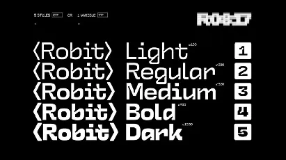 Robit Family font