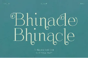 Bhinacle font