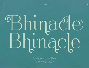 Bhinacle font