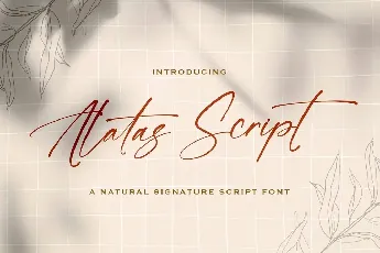 Alatas Script font