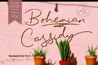 Bohemian Cassidy font