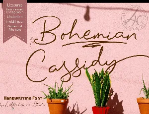 Bohemian Cassidy font