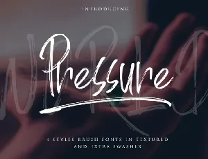 World Pressure Brush font