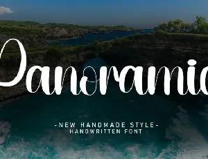 Panoramic Script font