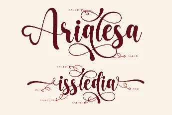 Arialesa font