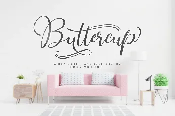 Buttercup Script Free font