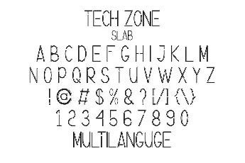 Tech Zone Demo font