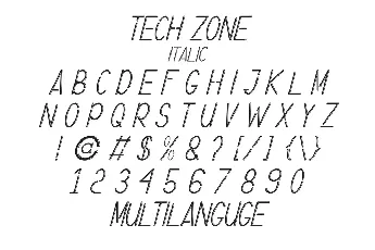 Tech Zone Demo font