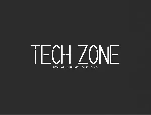 Tech Zone Demo font