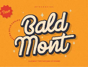 Baldmontfree font