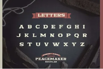 Peacemaker font